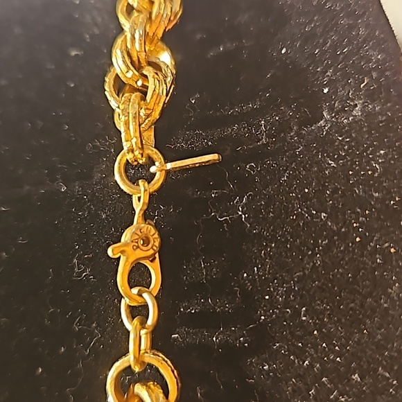 MONET 30" Rope Goldtone Ribbed Necklace - Picture 4 of 5